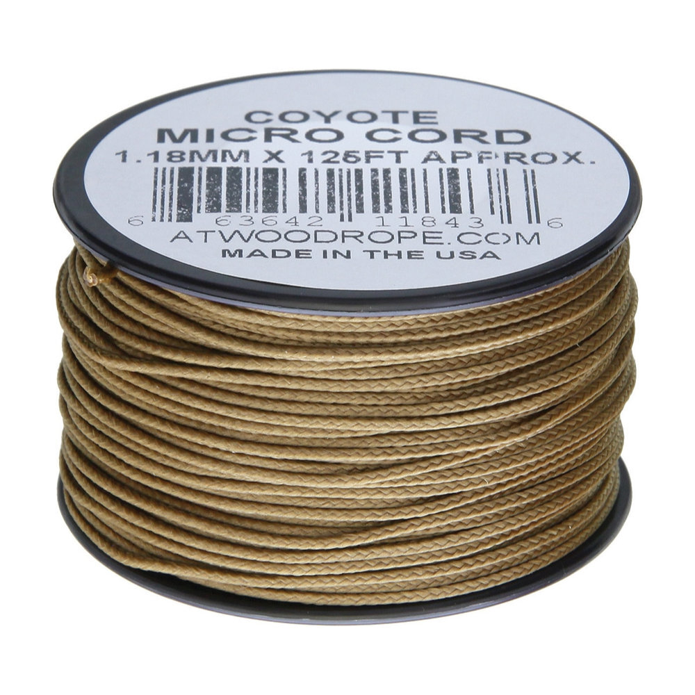 Atwood Nano Cord .75mm 300ft Small Spool Lightweight Braided Cord 
