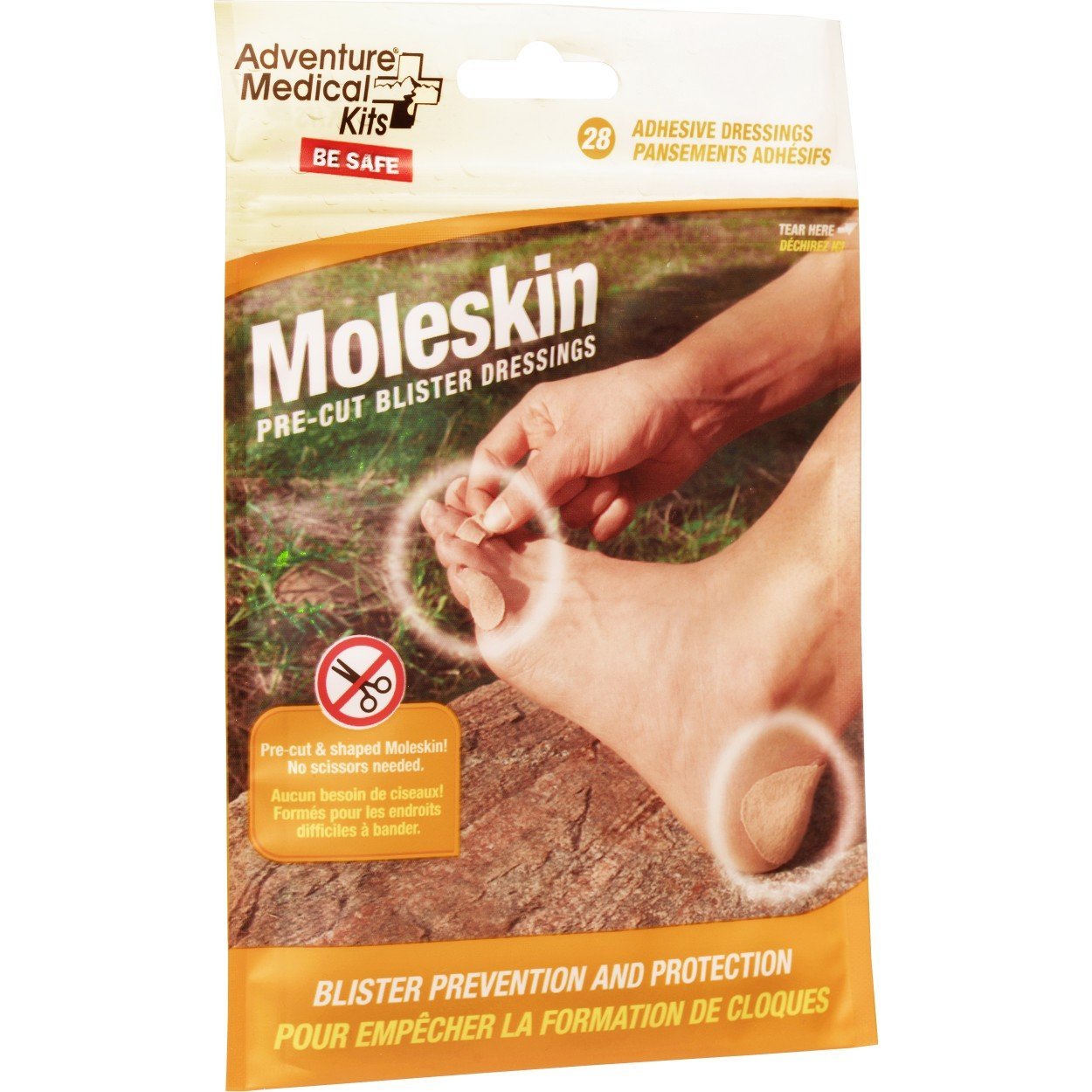 Adventure Medical Kits Moleskin Blister Prevention Kit for Hiking