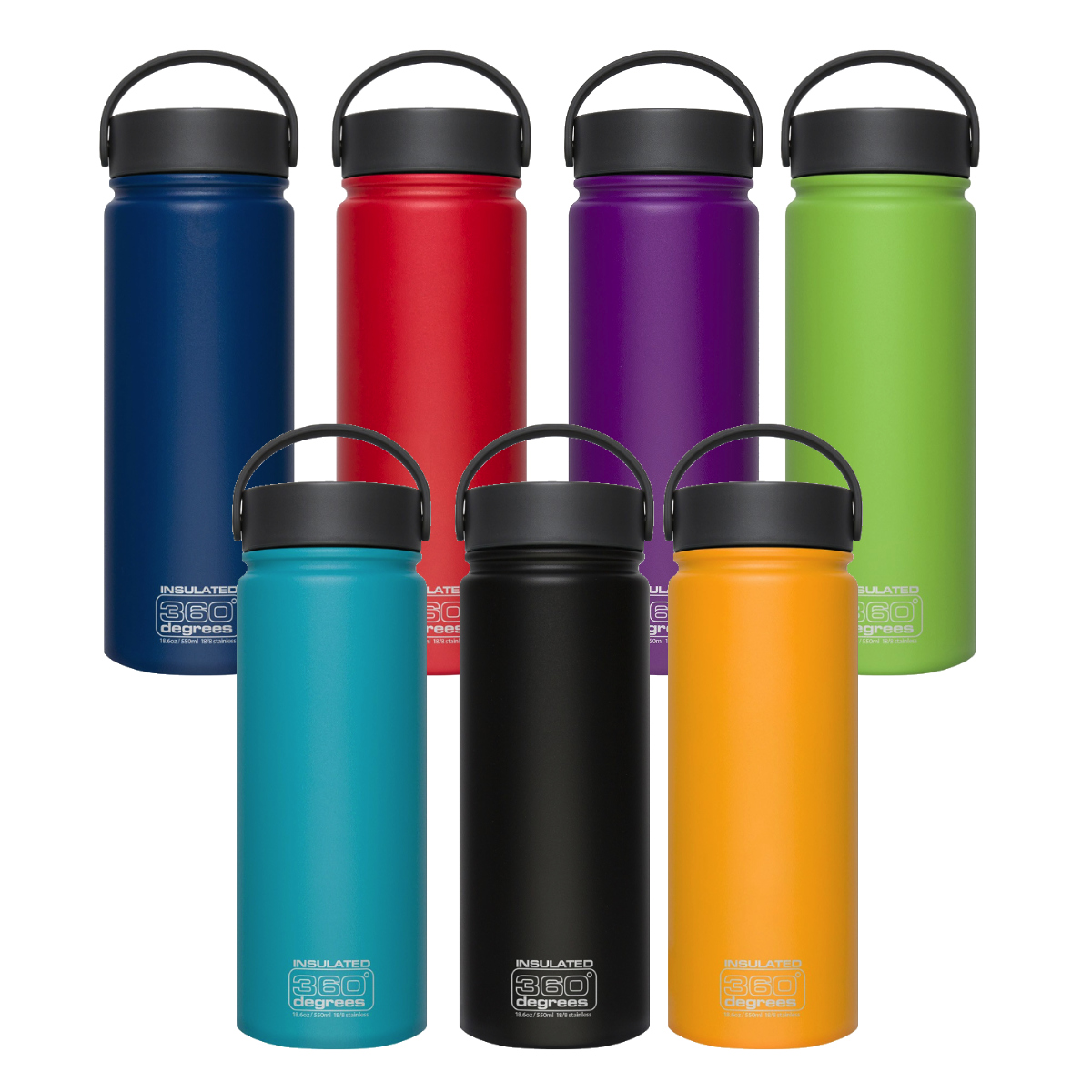 360 Degrees Vacuum Insulated Drink Bottle 550mL