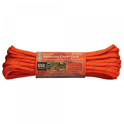 SOL Fire Lite™ 550 Reflective Tinder Cord - 30 ft
