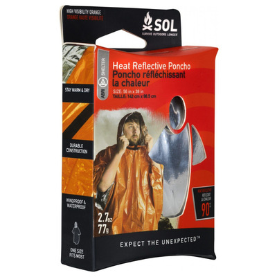 SOL Heat Reflective Survival Poncho