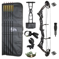 Hori-Zone Vulture Compound Bow Package - Carbon Black 55 pound