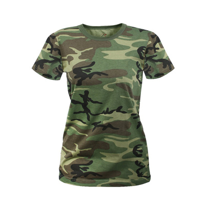 Rothco Womens Camo T-Shirt - Woodland Camo