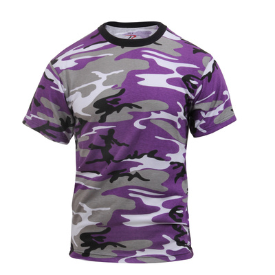 Rothco Coloured Camo T-Shirt - Purple UV