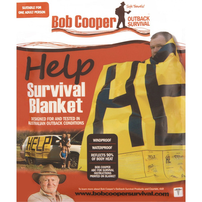 Bob Cooper HELP Survival Blanket