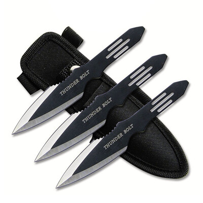 Perfect Point Thunder Bolt Throwing Knife Set