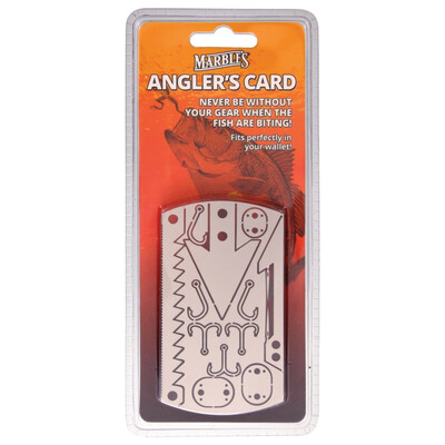 Marbles Anglers Survival Fishing Card