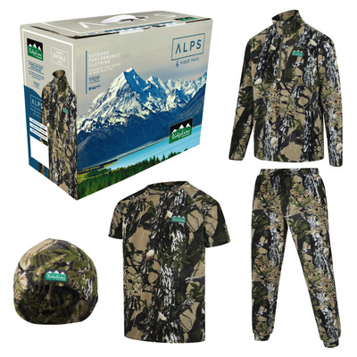 Ridgeline Alps Buffalo Camo Clothing Pack