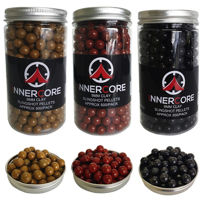 Inner Core 9mm Clay Pellets - 500 Pack
