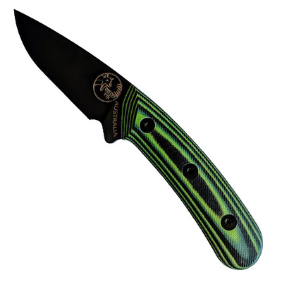 Tassie Tiger Green Fixed Blade - Australian Made
