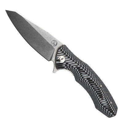 Tassie Tiger G10 Folding Knife - Black/White