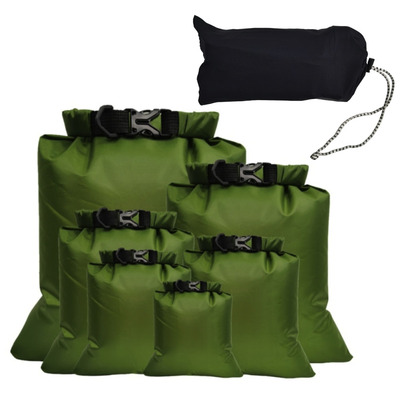Ziptac 6 Piece Dry Bag Set - Olive Green