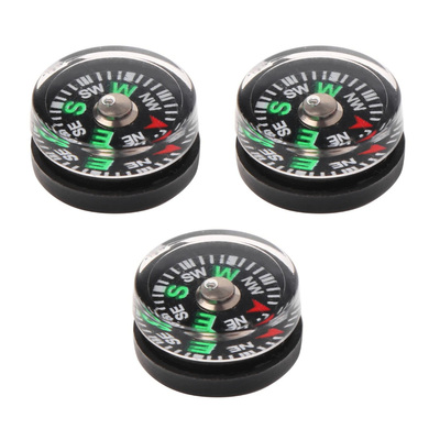 Ziptac Micro Button Compass (3 Pack)